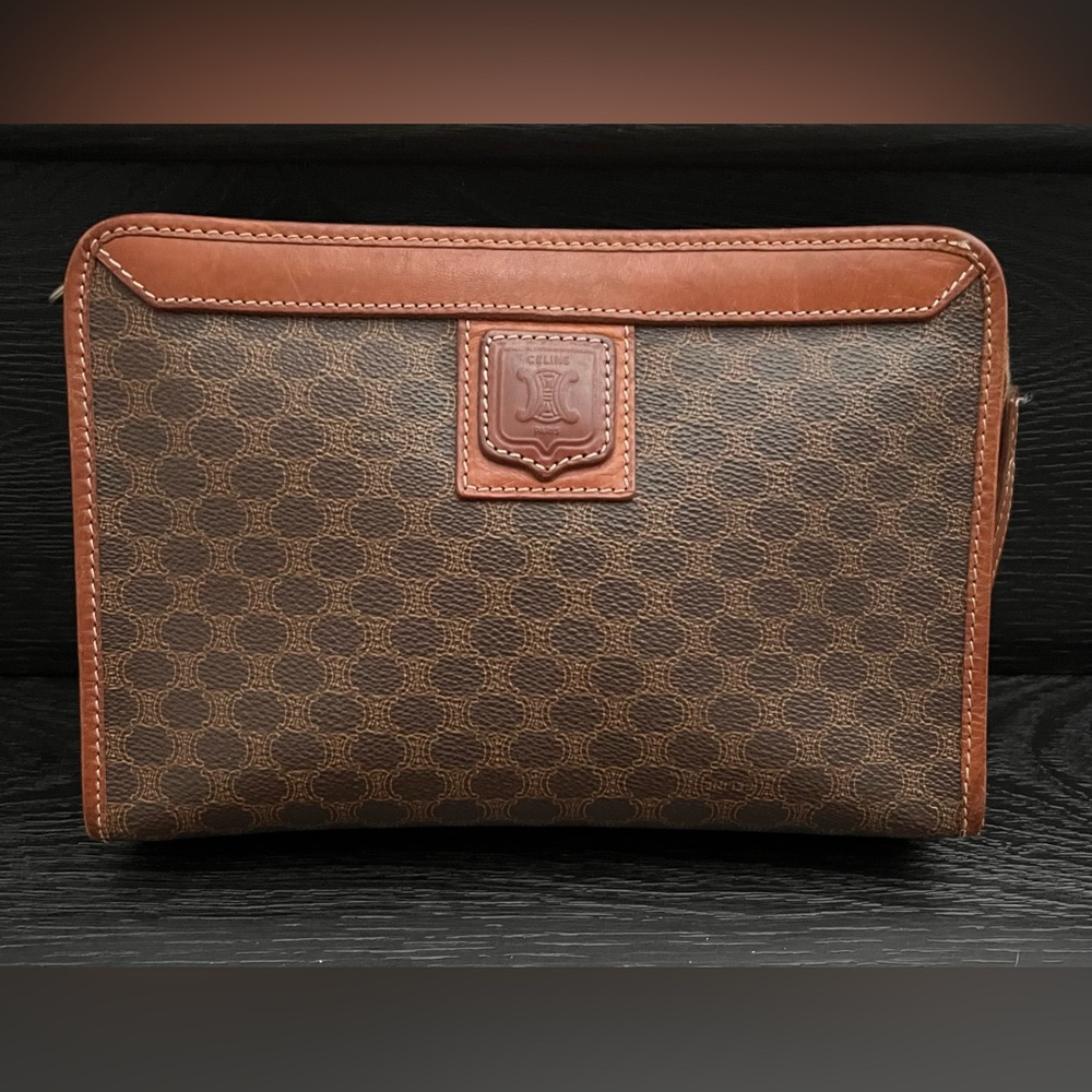 Celine Macadam Toiletries Pouch/Clutch Bag